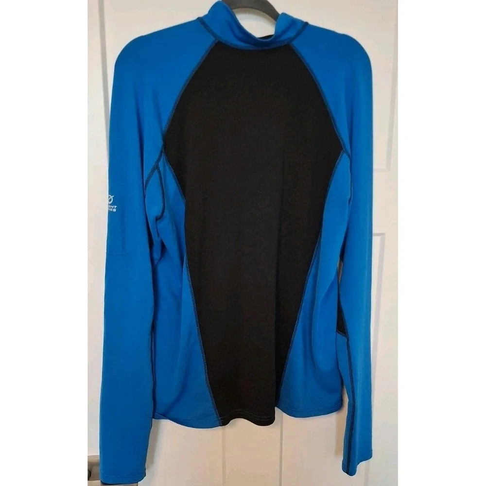 The North Face Flight Series Blue Mens Lg Long Sleeve 1/4 Zip  Pullover